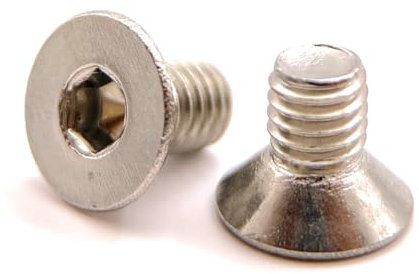 Viti M3 x 5 mm testa fresata BTR in acciaio inox A2 | Viti FHC a 6 esagonale cavo (chiave allen) ISO 10642 / DIN 7991 | Viti in acciaio inox A2 (V2A/304): set di 50 pezzi - fissaggio Premium