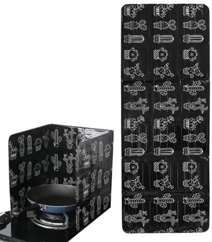 Generisch Protezione dagli schizzi d'olio, bordo scolapasta pieghevole paraspruzzi in alluminio, per , protezione anti-schizzi d'olio, per arrostire sul fornello