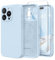 SuydanBox Magnetic for iPhone 16 Pro Case, Compatible with MagSafe, [Full Camera Protection][Screen Protector] Silicone Shockproof Protective Phone Case for iPhone 16 Pro 6.3, Light Blue