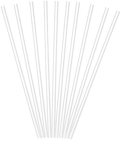 Anneome 10 Pièces Paille Silicone Transparent Réutilisable