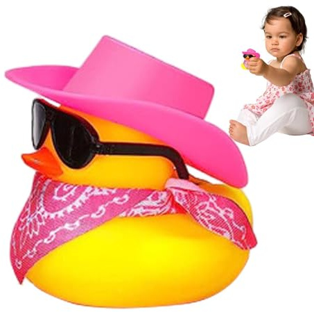Badeente mit – Ente, Auto-Ornament aus , lustige und frische Badeente, Badespielzeug, Füllung von Taschen