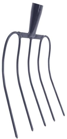 BESPORTBLE Agricola in Ferro Per Letame Bovino, Utensile Portatile Multifunzionale Per La Gestione Del Terreno Campestre, Resistente e Durevole, Per Prati e Terreni Agricoli