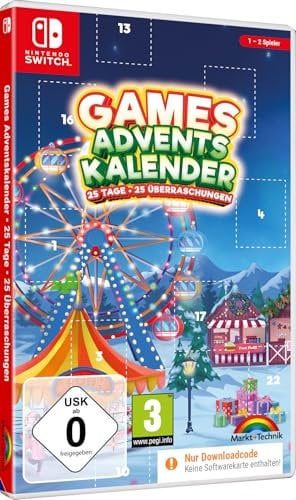 Games Adventskalender 2024 25 Tage - 25 Überraschungen für Switch