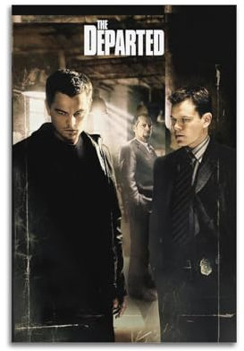 LIRAHRNNKA The Departed Poster, dekoratives Leinwandposter, Wandkunst, Dekor, Wohnzimmer, moderne Schlafzimmer-Dekoration, Poster, 30 x 45 cm, ungerahmter Stil