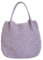 Micmores Strandtasche Strohtasche Damen – Elegante Handtasche Damen Boho Umhängetasche Tote Bag groß Shopper Tasche Geflochtene Taschen Korbtasche für Urlaub Reisen Strand Sommer (Violett)