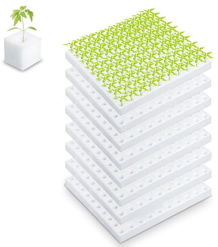 iPalamila 800 Stück Hydroponic Sponge Schwämme Pflanzenwachstum Gartenwerkzeuge Gartenwerkzeuge für Sämlinge (800)