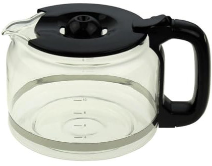 Jarra de cristal compatible con/pieza de repuesto para cafetera Severin 5546000, GK5546 KA4813