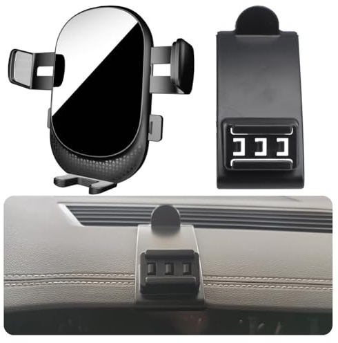 Kacarx Auto Handyhalterung für Volkswagen Touareg Auto Zubehör [Nur kompatibel mit 2018-2025 VW Touareg III] 360° Drehbar Handy KFZ Halterungen für iPhone, Galaxy und Andere Android Smartphone