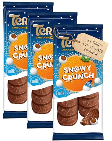 3x Terrys Chocolate Orange Bars (3x90g) - Christmas Chocolates ideal for stocking fillers under £10 christmas chocolate gifts, Orange Chocolates Stocking Fillers For Teenage Girls, Hamper fillers