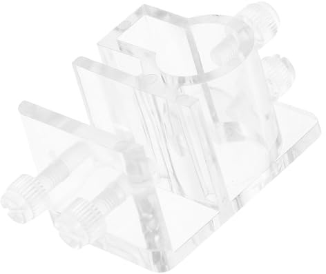 VICASKY Verstellbarer Acryl Schlauchhalter Multifunktionale Schlauchbefestigungsklemme für Aquarium Wasserrohr mit 16mm Abstand für Aquarium Setup und Werkzeug