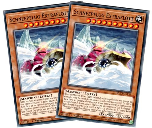Schneepflug Extraflott - Spar-Duo (2 Karten) - DLCS-DE138 - Common - Deutsch - 1. Auflage - Yugioh - Dragons of Legend: The Complete Series - mit RC-Fieldcenter