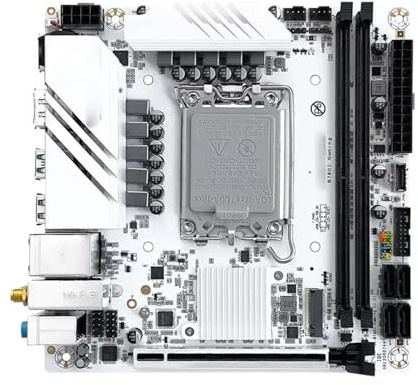 scheda madre Fit For JGINYUE B760I GAMING WIFI Scheda Madre Mini ITX LGA1700 12100F 12400F 12600KF13400F14400 DDR4 64GB XMP PC Desktop RGB