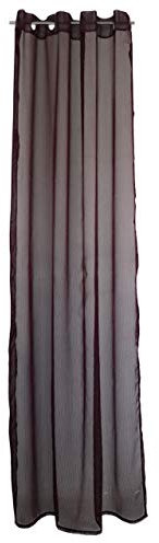 Ösenschal Gardine Store Dekoschal Vorhang Halbtransparent 140 x 255 cm Bordeaux