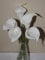 WHITE 5x real touch artificial flower calla lilies ideal for weddings / bouquet