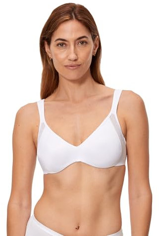 Playtex Reggiseno Minimizer con Ferretto Expert Silhouette Donna x1, Bianco, 42/7D