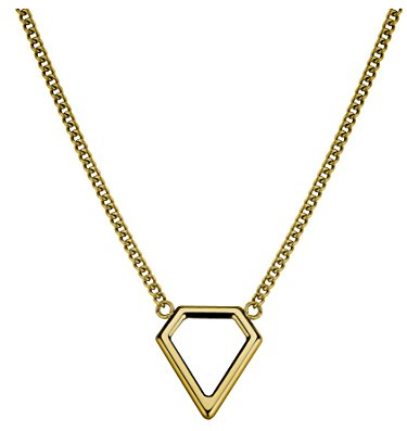 LIEBESKIND BERLIN Damen-Kette mit Anhänger Edelstahl mattiert 46 cm - LJ-0002-N-45