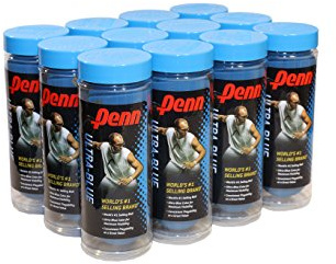 Penn Ultra Blue Racquetballs - 12 Can Case of 36 Racketball Balls