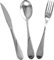Lebrun Couverts - Ménagère et Service 24 Pièces TERRA - Acer Inox - Coffret Table 6 Personnes - Set de 24 Couverts Art de la table - 6 Fourchettes,6 Couteaux,6 Cuillères à soupe et 6 Petites Cuillères