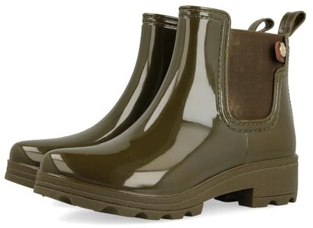 Botas de Agua Verde Kaki para Mujer 40840
