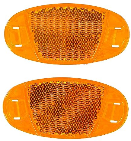 Dunlop Speichenreflektoren 7 cm 2 Orangenstückchen
