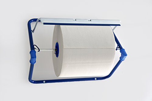 Wandhalter für Putztuchrollen bis 40 cm Breite | mit Zwei Konuseinsätzen für den optimalen Halt der Rolle | Maße: B500xT264xH375 - Nicht geeignet für Rollen mit 2500 Blatt