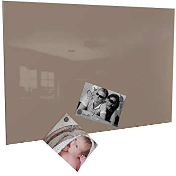 Colours-Manufaktur Magnettafel Magnetwand inkl. 4 Magnete (Cappuccino/beige, 40 x 60 cm)