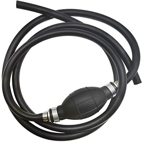 TIHOOD Fuel Line Assembly, 5/16 Hose Line Marine Outboard Boat Motor RVs Fuel Assembly with Primer Bulb Steel Hose Clamps 6FT
