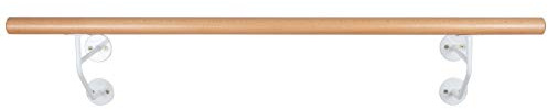 Ballettstangen Manufaktur Barre de ballet en bois - Support mural stable - 1 à 3 m de long (1,6)