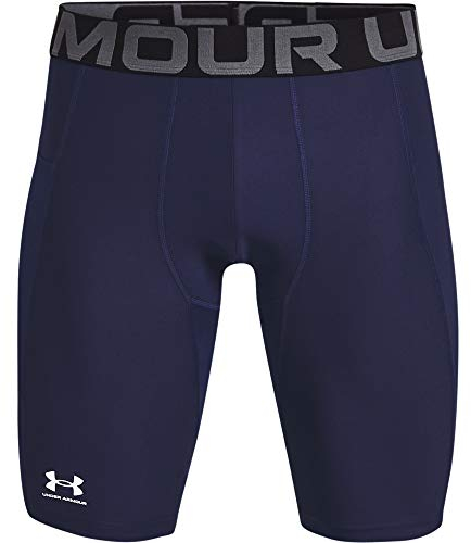 Under Armour Herren UA HG Armour Lng Shorts, leichte kurze Sporthose, atmungsaktive Kompressions-Herrenshorts mit Strength Pocket-Eingrifftasche
