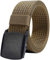 LionVII Herren Nylon Gürtel Tactical Military mit Kunststoffschnalle 130cm (Olivbraun)