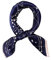 JERLA Foulard carré 100 % soie de mûrier véritable pour homme et femme, 53,3 x 53,3 cm (bleu ciel rose), Bleu Rose Ciel