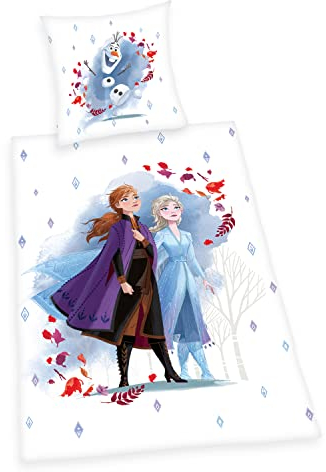Herding Disney´s Die Eiskönigin 2 Bettwäsche-Set, Mehrfarbig, Deutsche Größe