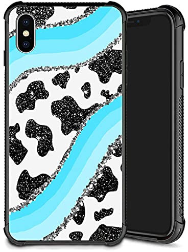 iPhone XR Case, Personality Pattern Plexiglass iPhone XR Cases for Boys Men, Shiny Leopard Print Pattern Shockproof Anti-Scratch Case for Apple iPhone XR 6.1 inch