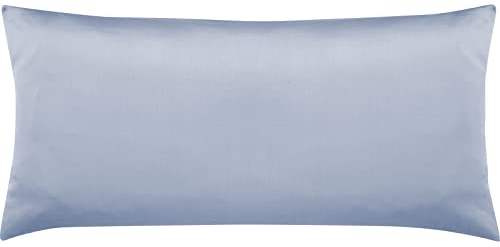 Pure Label Mako Satin Kopfkissenbezug 40x80 cm aus 100% Baumwolle in hellblau - Traumhaft weicher Kissenbezug passend zu unseren Bettwäsche Sets