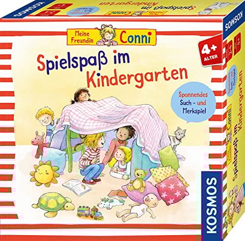 KOSMOS 682583 Meine Freundin Conni - Spielspaß im Kindergarten, spannendes Such- und Merkspiel, Kinderspiel für 2-4 Kinder ab 4 Jahre, Brettspiel für die Kleinsten