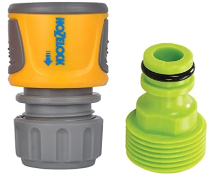 Simply Products 3/4 BSP Male Tap Adaptor with Hozelock Quick Connect Soft Touch Hose End Connector