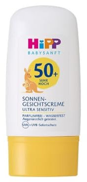 HiPP Babysanft Sonne Sonnen Gesichtscreme LSF50+
