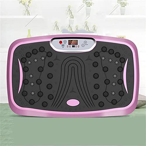 Vibration Exercise Machine, Vibration Plate 4D With Bluetooth Speaker, 6 Program Modes, Remote Control, Vibrating Home Power Plate Fitness Trainer For Weight L(Color:Purple Vibration Exercise Machine)