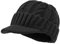 CLAPE Herren Winter Mütze mit Schirm Warm Wolle Strickmütze Trawler Beanie Mütze Cuffed Visor Beanie Hat Cable Knit Hat