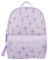 Depesche 12250 TOPModel Rucksack für Kinder in Lila, mit Ballet-Muster und Glitzer-Reißverschluss, Tasche mit verstellbaren Trägern, Mehrfarbig
