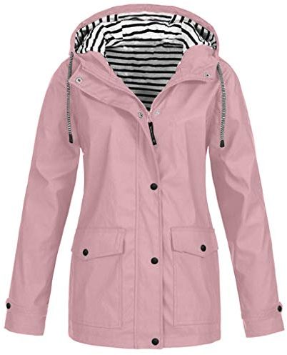 GFPGNDFHG Regenjacke Damen Wasserdicht Atmungsaktiv, Damen Jacket Wamberg L winddichte, atmungsaktive Regenjacke, komfortable Outdoor Jacke, Wanderjacke mit verstellbarer Kapuze Schuhe Damen Hoodies