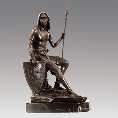 HOLABONITA Statuen und Skulpturen Statuen und Figuren Statue Ornament Bronzeskulptur Figur Dekoration Krieger Handwerk Heimtextilien Hoteldekoration