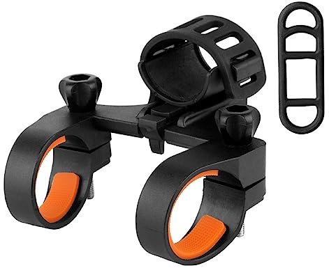 Taschenlampenhalter, Taschenlampenhalterung, drehbare Fahrräder, Taschenlampenhalterung, verstellbar, für Fahrräder, Fahrräder, Fahrräder, Fronttaschenhalterung, LED-Scheinwerfer-Halter, Clip-Klemme