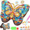 Jovicos Basteln Mädchen 6 7 8 9 10 11 12 Jahre, Schmetterling Diamant Gemaltes Schmuckkästchen Basteln Mädchen, Kreative Geschenke für Mädchen 6-12 Jahre, Bastelset Kinder ab 6 Jahre