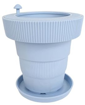 Macetas Jardinera de riego Automático, Jardinera Automática | Olla de Almacenamiento de Agua de Cactus,Jardinera de Almacenamiento de Agua con Botón para controlar La tasa de goteo,