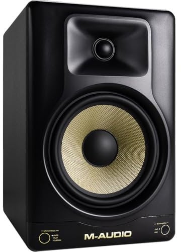 M-Audio Forty Eighty - Cassa Monitor da Studio Attiva da 8 per la Produzione e il Mixing, con Accurato Crossover DSP, EQ, App di Controllo e Bluetooth, 150W