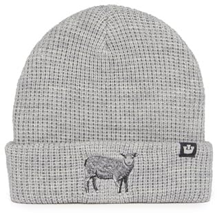 Goorin Bros. Beanie Ribbed Sheep Grey Hellgrau, Size:OneSize