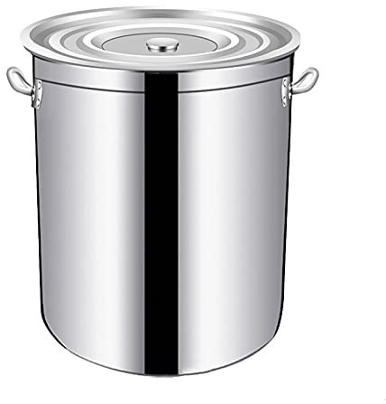 GUHPZA Stockpot With Stainless Steel Lid, Large Cooking Pot, Stock Pot Home Brew Pot Cooking Pot,50 * 50cm(93L)