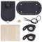 NBEADS PU-Ledertaschen DIY-Set, Umhängetasche Herstellung Set DIY Handgemachte Tasche Nähen Zubehör Leder Tasche Kit für DIY Geldbeutel Umhängetasche Genäht Craft Making, Schwarz