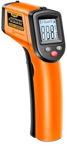 New TH201 -50℃~400℃ /-58℉~752℉ Non-Contact Infrared Thermometer IR Thermometer Handheld Digital Temperature Tester Industrial Thermometer for Kitchen Cooking Automotive Not for Human Body Temp